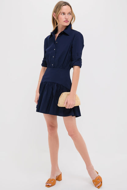 Navy Rocco Mini Dress