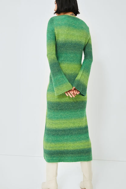 Gummy Green Multi Axon Dress