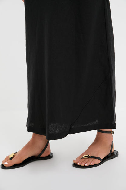 Black Suis Midi Dress