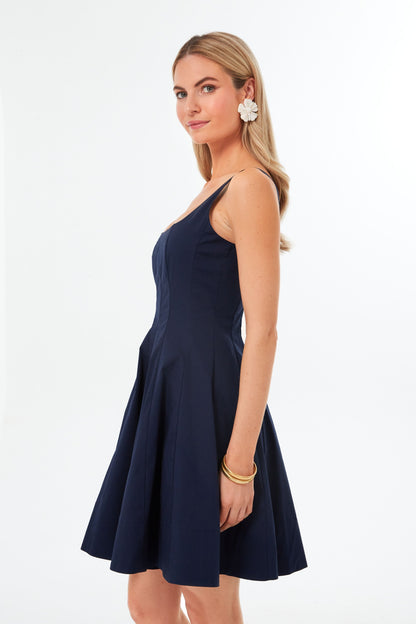 Navy Mini Wells Dress
