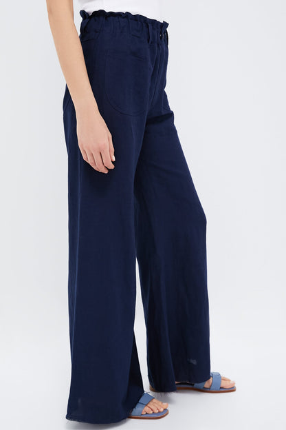 Midnight Tulip Wide Leg Pants