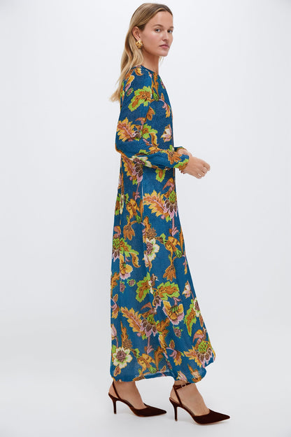 Lark Long Sleeve Swing Dress