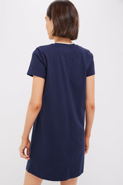 Navy Aimee Mini Dress