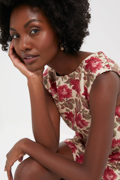 Rose Bud Rosalie Shift Mini Dress