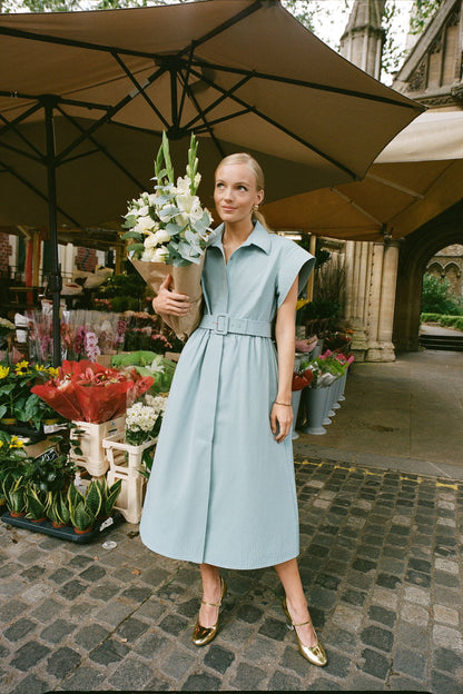 Slate Blue Chloe Dress