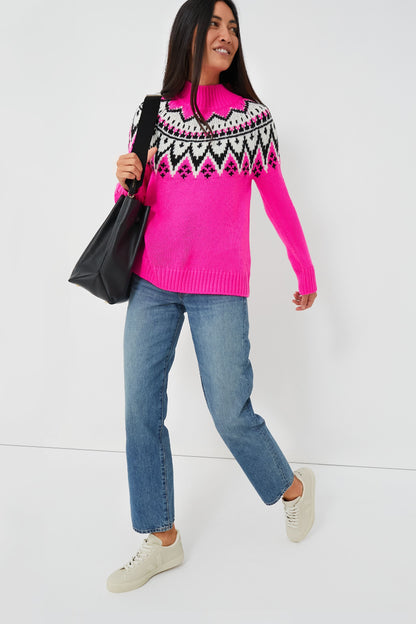 Bright Pink Kienna Sweater