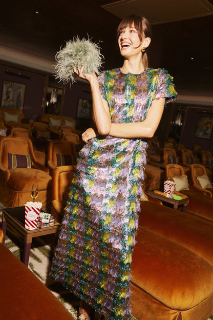Jacquard Pharaoh Swing Dress