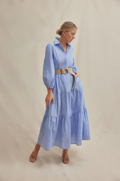 Chambray Mabel Maxi Dress