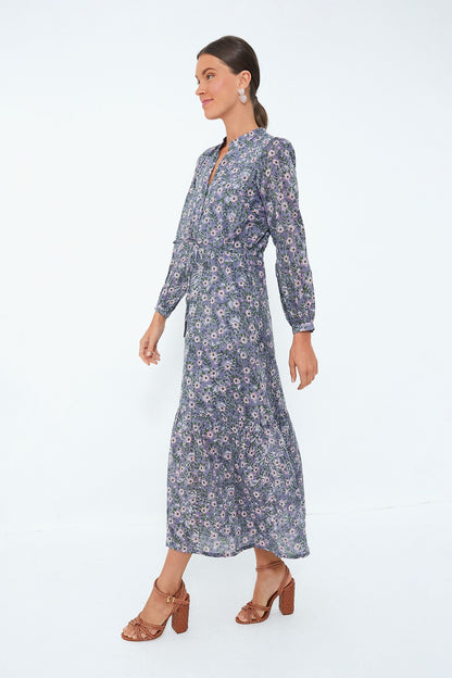 Midnight Wildflower Organic Frances Dress 3