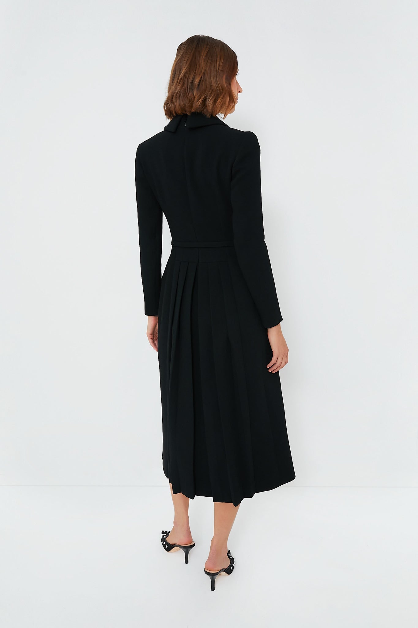 Black Kalonice Midi Dress