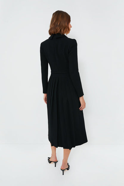 Black Kalonice Midi Dress