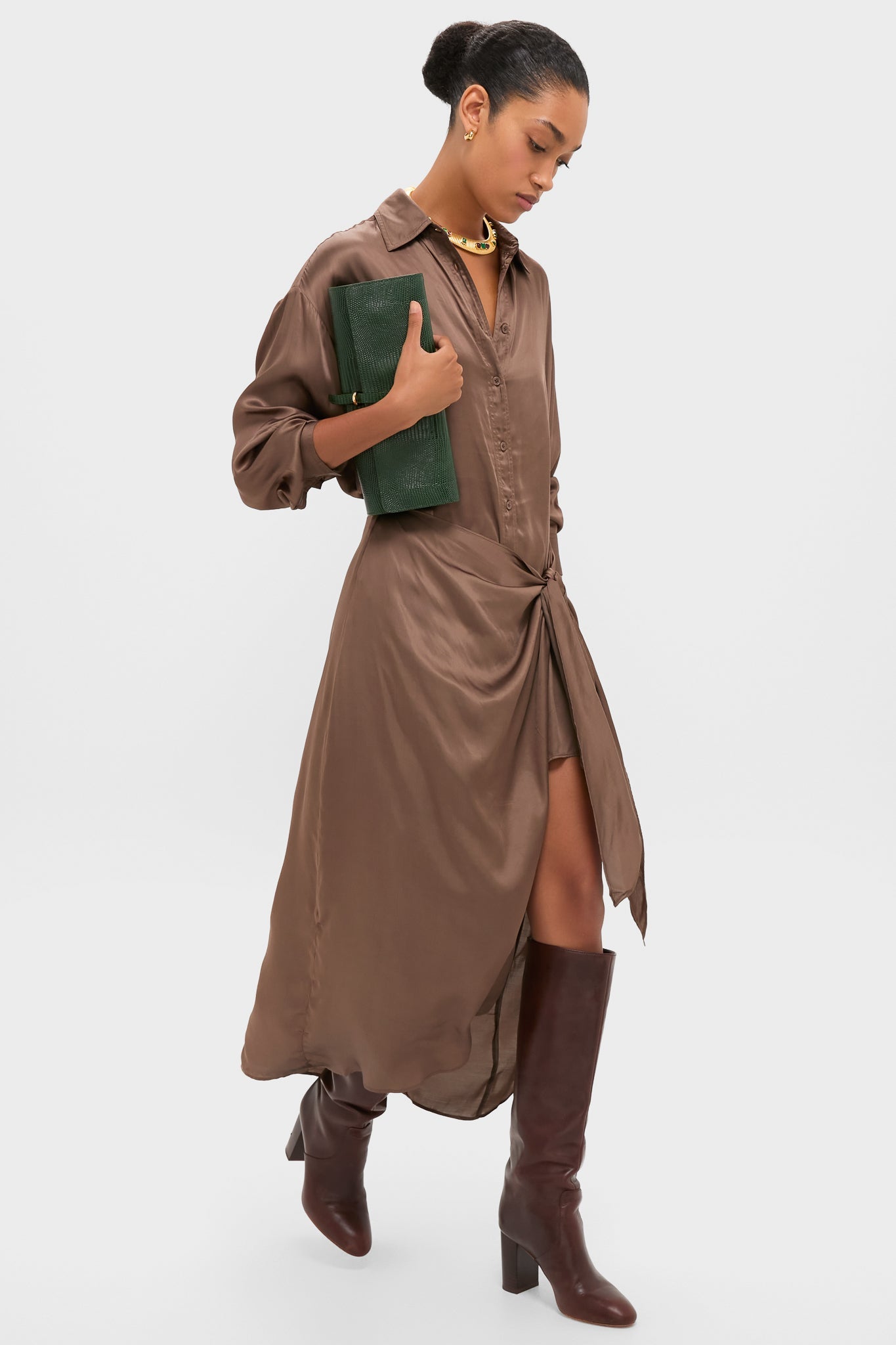 Morel Alessandra Sarong Shirt Dress