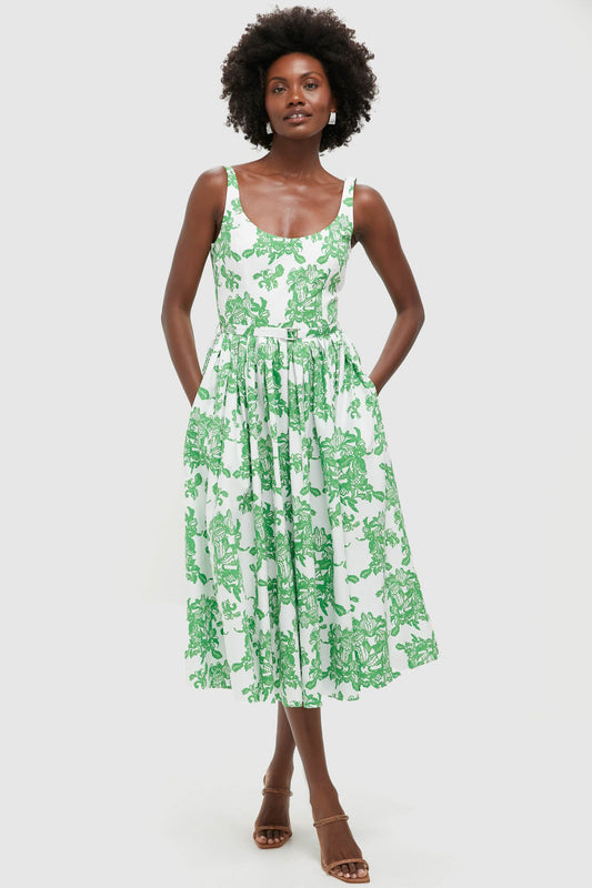 Guipure Floral Eglantine Midi Dress